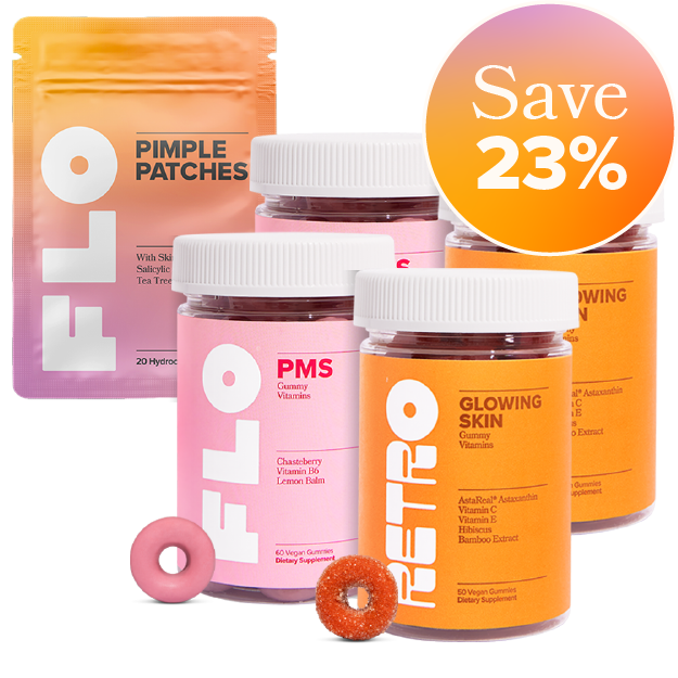 2 FLO + 2 RETRO + 1 Pimple Patch
