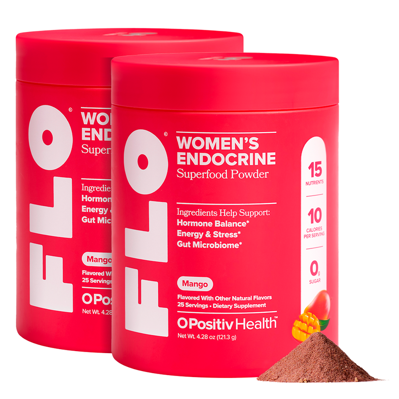 FLO - Mango Endocrine Superfood Powder - 2 Bottle