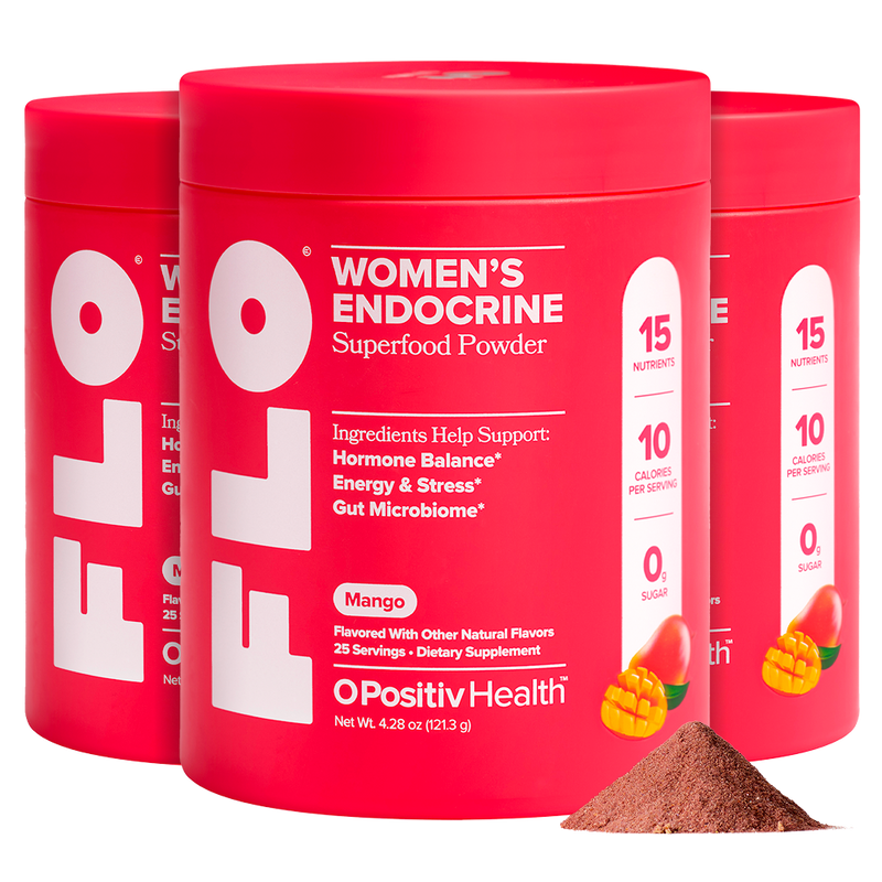 FLO - Mango Endocrine Superfood Powder - 3 Bottle Subscription